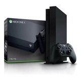 Video Game Microsoft Xbox One X 1tb Standard Cor Preto 