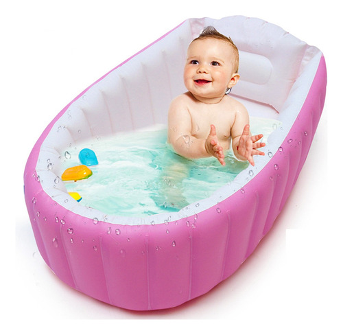 Bañera Inflable Portátil Para Niños Pequeños Bañera Gruesa A