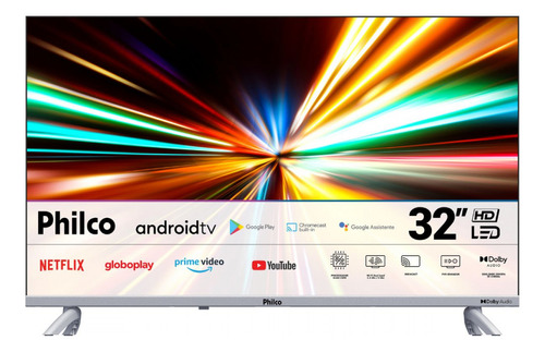 Smart Tv 32 Android Philco Led Ptv32g23agssblh