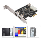 Adaptador De Placa Controladora Pci -e 1x Para 3 Portas 1394