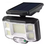 Lampara Led Panel Solar Sensor De Movimiento Control Remoto