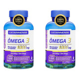 Omega 3 Catarinense Legitimo Corpo Perfeito Kit Com 2 Potes Sabor Sem Sabor