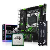 Kit Intel X99 Xeon E5 2680 V4 Machinist Pr9 Com 32gb Ddr4