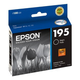 Cartucho Epson 195 Original Negro T195 Xp201 211 211 204 411