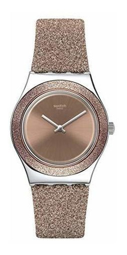 Reloj Swatch Unisex Yls220 De Cuarzo Color Rosa Con Correa