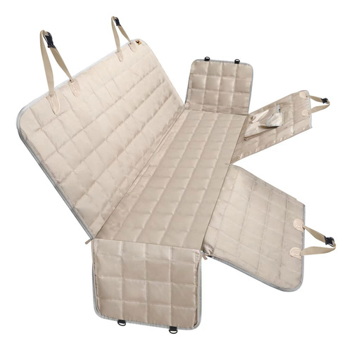 Funda De Asiento Para Mascota Impermeable Beige ( Tamaño Xl)