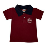 Camisa Polo Infantil Cavalo Criolo Vermelha Azul Preta Cinza