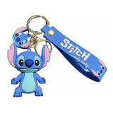 Llavero Stitch Azul Para Bolso O Llaves Nuevo Lilo Y Stitch