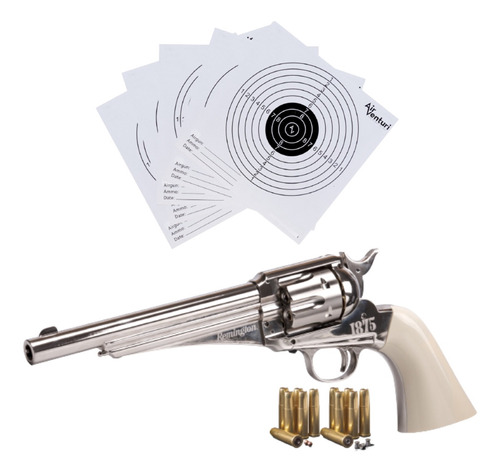 Ammo Revolver Dual 1875 Bbs Pellet Co2 Remington 4.5 Xchws C