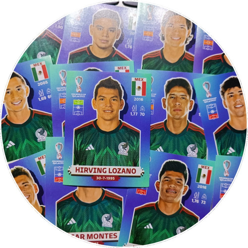 Mexico - Lamina Original Álbum Mundial Qatar 2022