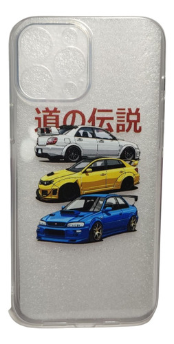 Funda Forro Estuche Carros Jdm Transparente Para iPhone