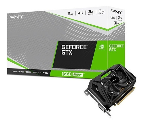 Placa De Vídeo Pny Geforce 1660 Super 6gb 2 Anos De Garantia