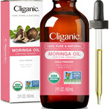 Cliganic Aceite De Moringa Orgánico 100% Cara/cabello 60ml