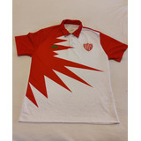 Necaxa Camisa Polo De Viaje Usada Por Jugador Liga Mx Roja