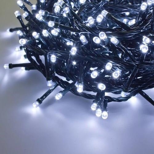 Guirnaldas Jardin Luces Navidad 100 Led Blanca