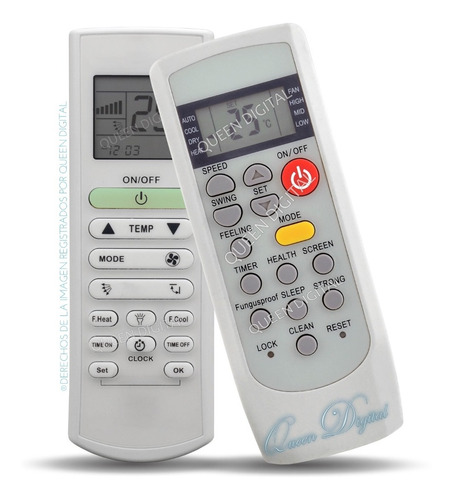 Control Remoto Aire Acondicionado Para Ykr-i/001e Aux Wins