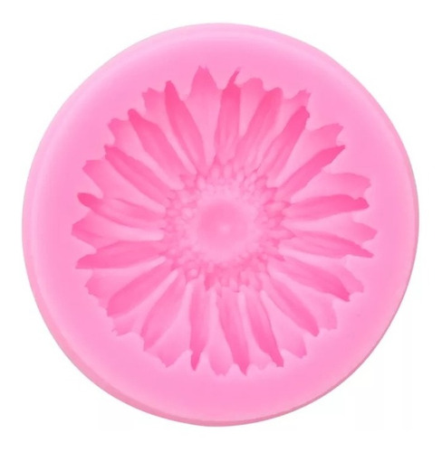 Molde De Silicona Fondant Girasol Flor