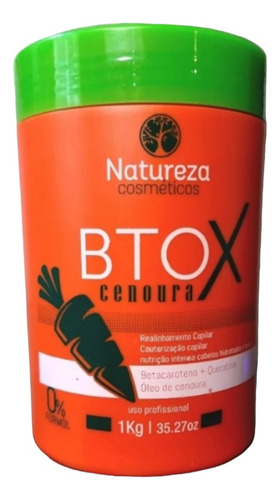 Natureza Carrot Btox Capilar De Zanahoria 0% Formol 1kg