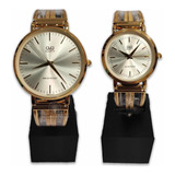 Reloj Qyq Parejas Pulso Esqueleto