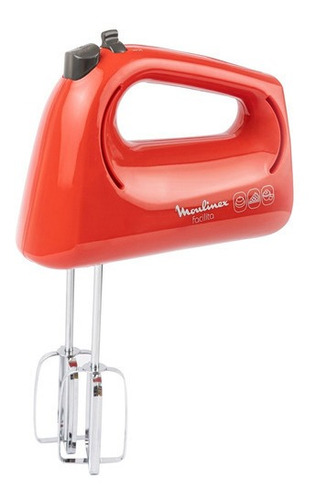 Batidora De Mano Facilitar Roja Moulinex Sx1505ar Roja 250w.