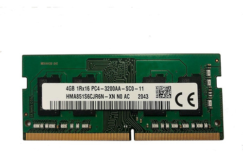 Memoria Ram 4gb Ddr4 Para Laptop Newpull