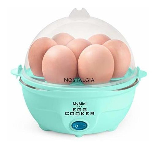 Nostalgia Mymini 7 Egg Cooker Hace 7 Huevos Blandos, Mediano