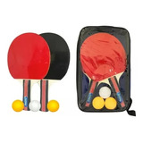 Set 2 Raquetas Más 3 Pelotas Pin Pon Mesa Deporte / Jdr Stor