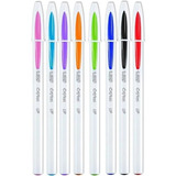 Caneta Bic Esferográfica Cristal Up 1.2 Cor Do Exterior Kit Com 8 Cores