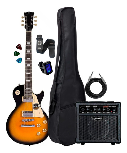 Guitarra Michael Gm750n Vs + Capa Cubo Strinberg+ Acessórios