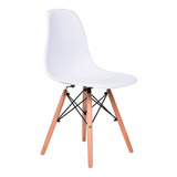 Cadeira De Jantar Elidy Charles Eames Eiffel, Estrutura De Cor  Branco, 1 Unidade