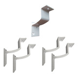 5 Corrimao Aluminio Branco Apoio Escada Parede Idoso
