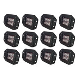 Par Faros Led Dually 16w Empotrable 4d Universal Jeep Rzr