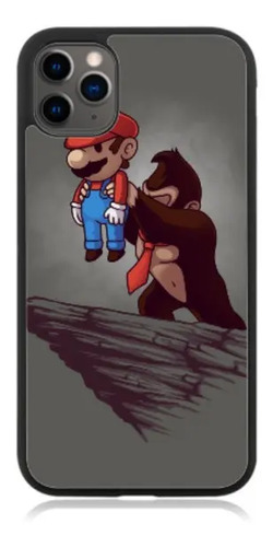 Funda Protector Para iPhone Mario Bros Rey Leon