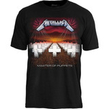 Camiseta Metallica Master Of Puppets Stamp Rockwear