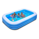 Piscina Inflable Mega Grande Para La Familia Fuerte Material