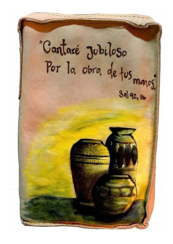 Funda Cuero Oveja Biblia Pueblo De Dios - Psj