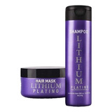 Shampoo + Mascara Platinum Matizador - Lithium
