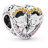 Pandora Dije 798044nprmx Simba & Nala Heart Charm