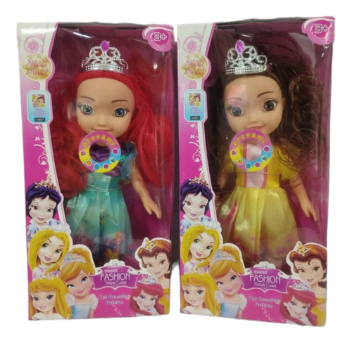 Muñecas Princesa Tierna  Regalos Detalles Niñas + Chocolate 