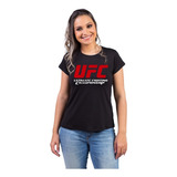 Camiseta Ufc Feminina Luta Mma Boxe Viscolycra Premium