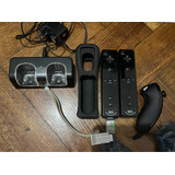 Wii Nintendo Control + Funda+ Nunchuck+ Cargador