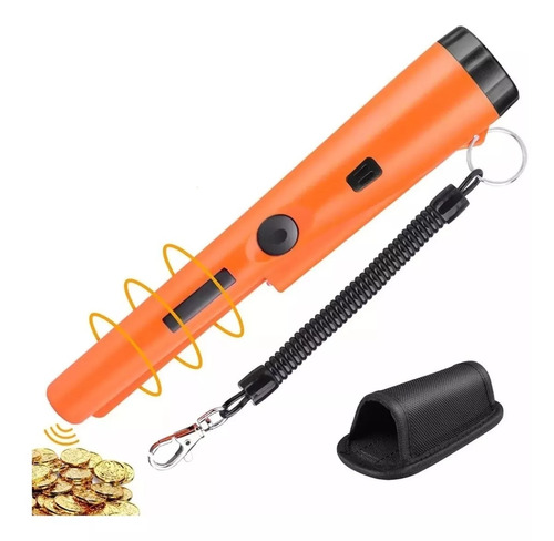 Detector Metales Mano Puntero Pin Pointer Localizador Color Naranja / Detector De Metales De Mano - 102285