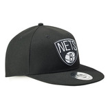 Jockey Brooklyn Nets Nba Gorra Con Visera Plana Snapback