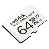 Micro Sd Sandisk High Endurance 64gb Clase 10 4k