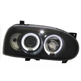 Par Faros Golf A3 Doble Ojo De Angel Y Lupa  93-99