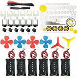 Eudax 6 Set Rectangular Mini Eléctrico 1,5-3v 24000rpm Dc Mo