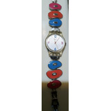 Reloj Swatch De Mujer Con Malla De Colores!