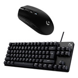 Bundle Logitech G Mouse G305 Negro + Teclado G413 Tkl Us