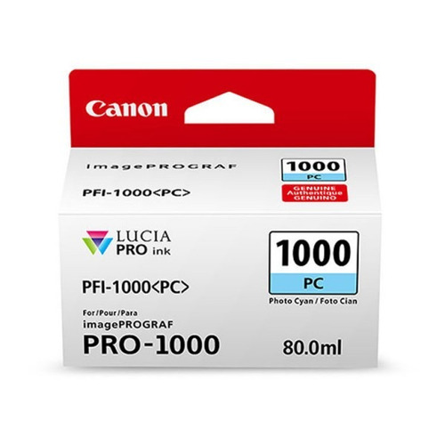 Tinta Canon Pfi-1000 Pc Lucia Pro Foto Cian Ink Tank