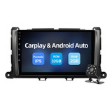 Estéreo Carplay Para Toyota Sienna 2011-2014 Cámara Gps Ips